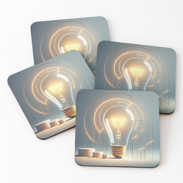 Item preview, Light Bulb Minimalism Art Style designed and sold by artofuniverse.