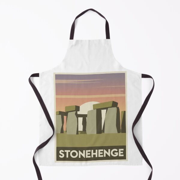 Item preview, Retro Minimalist Stonehenge England Travel Poster – Vintage Style with Sunset designed and sold by pod24.