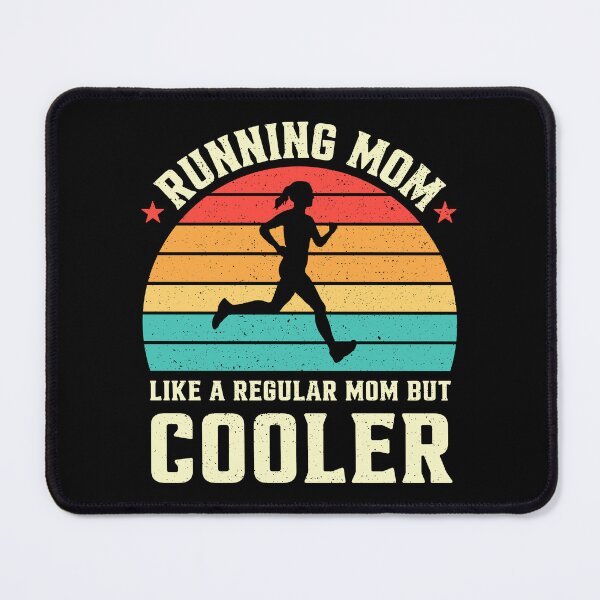 Item preview, Running Mom Like A Regular Mom But Cooler Retro designed and sold by RareBunny.