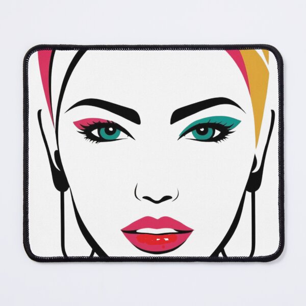 Item preview, 1980's  retro portrait. "Vintage Lady no 7" designed and sold by Shoot-The-Moon.