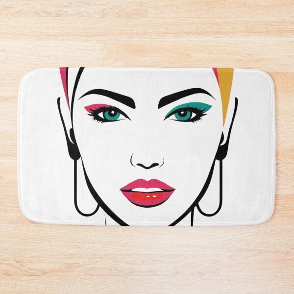 Item preview, 1980's  retro portrait. "Vintage Lady no 7" designed and sold by Shoot-The-Moon.