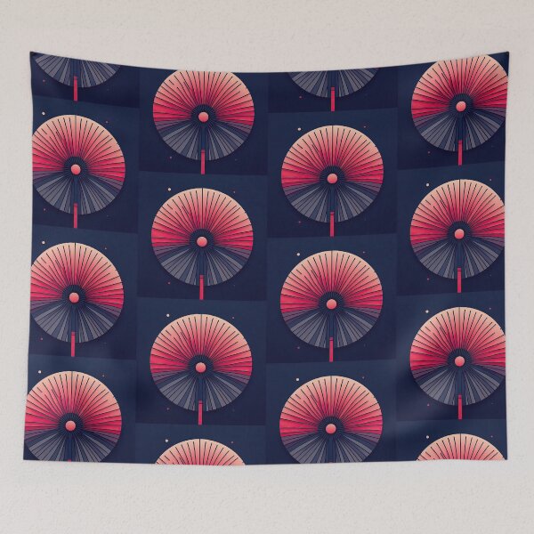 Item preview, Fan Minimalism Art Style designed and sold by artofuniverse.