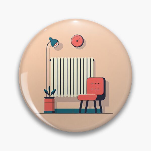 Item preview, Heater Minimalism Art Style designed and sold by artofuniverse.