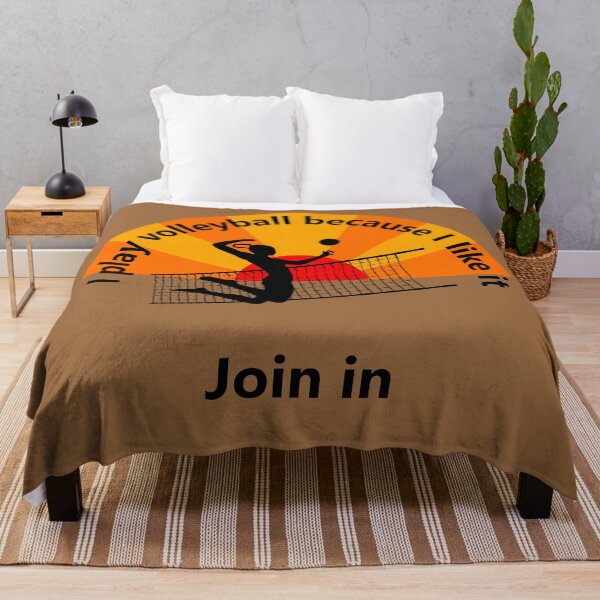 Item preview, Sport - I play volleyball because I like it - join me designed and sold by mikistudio.