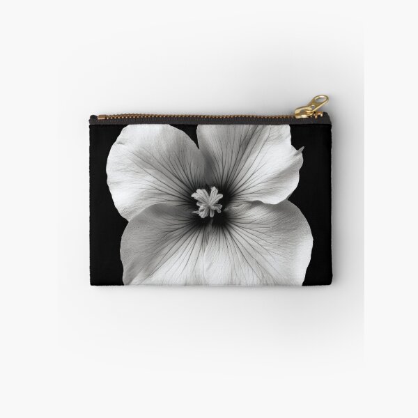 Item preview, Black and White Bladder Ketmia Flower v4 designed and sold by PiranhaEatFashion.
