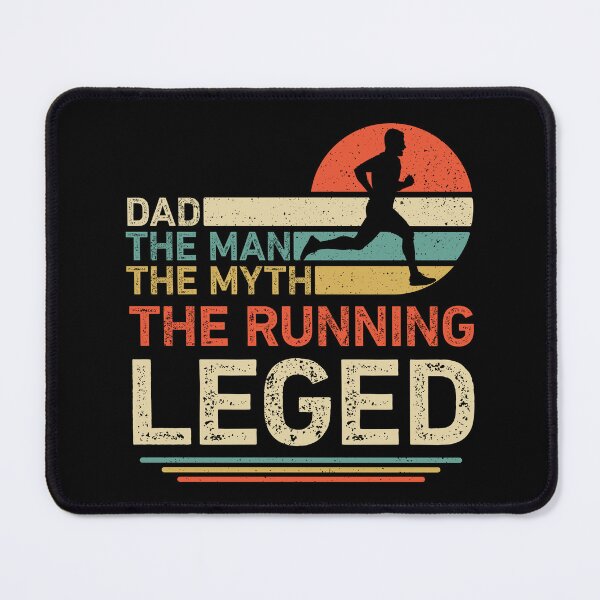 Item preview, Running Dad The Man The Myth The Legend Retro designed and sold by RareBunny.