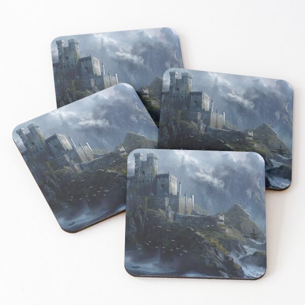 Item preview, Mystic Castle by the Sea designed and sold by jgvisualarts.