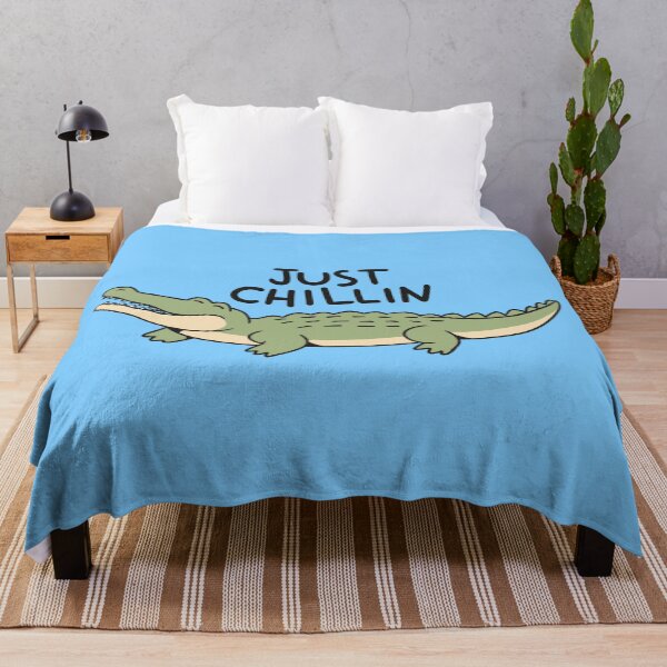 Item preview, Just Chillin - Cute Alligator designed and sold by FlashCraft Design.