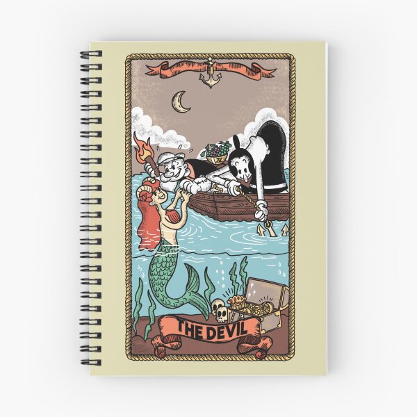Item preview, Devil Tarot | Popeye & Olive Oyl designed and sold by Olenaus.