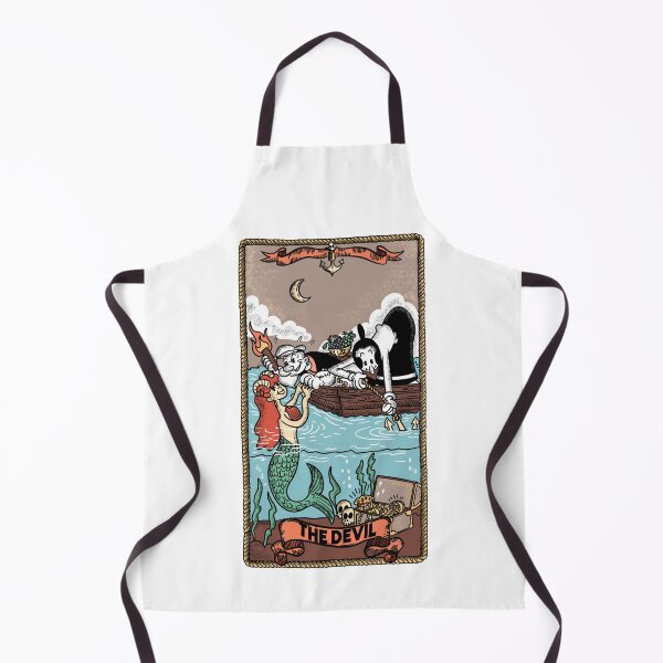 Item preview, Devil Tarot | Popeye & Olive Oyl designed and sold by Olenaus.