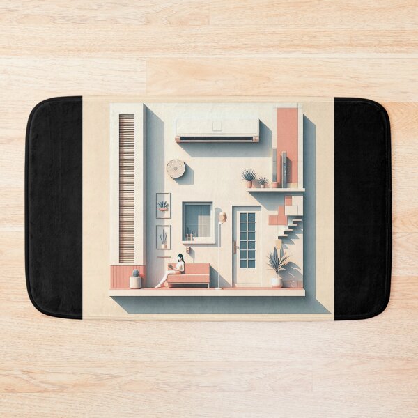 Item preview, Air Conditioner Minimalism Art Style designed and sold by artofuniverse.