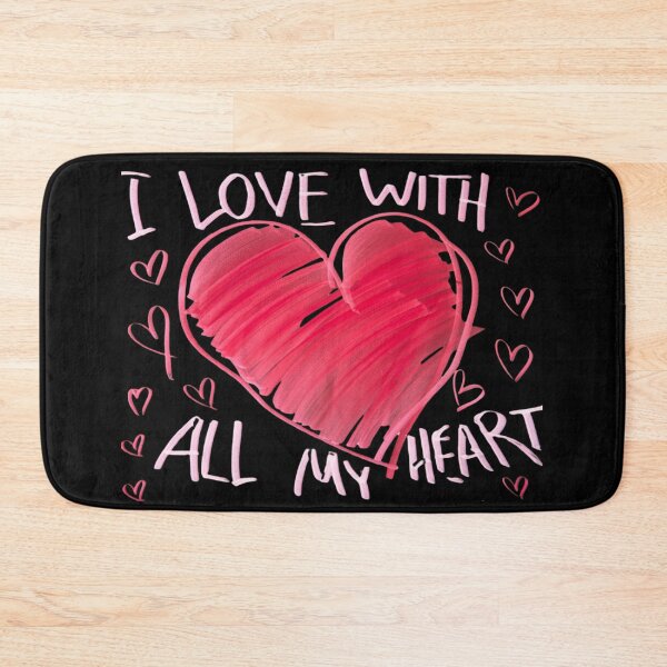 Item preview, I Love With All My Heart designed and sold by mirciashop.