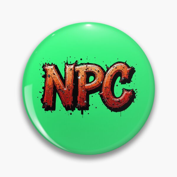 Item preview, NPC mmorpg gaming fantasy retro vintage arcade design designed and sold by BorgSpareParts.