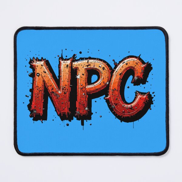 Item preview, NPC mmorpg gaming fantasy retro vintage arcade design designed and sold by BorgSpareParts.