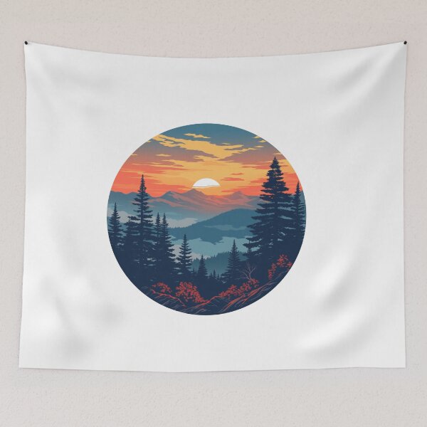 Item preview, Mountian Sunset designed and sold by xiao xuans.