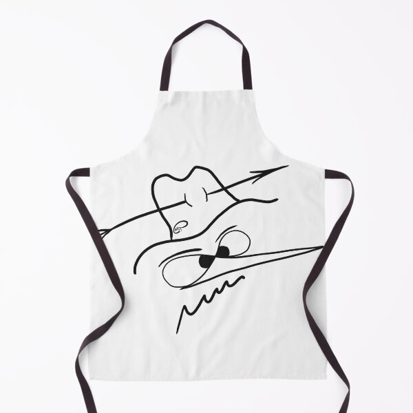 Item preview, Line art funny spy man cartoon drawing designed and sold by A Sweet Fragrance Art.