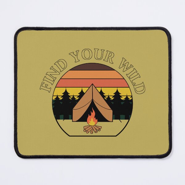 Item preview, Find Your Wild - Retro Camping designed and sold by FlashCraft Design.