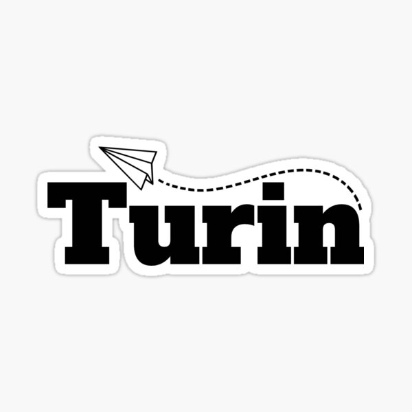 Turin Travel Luggage Bumper Sticker