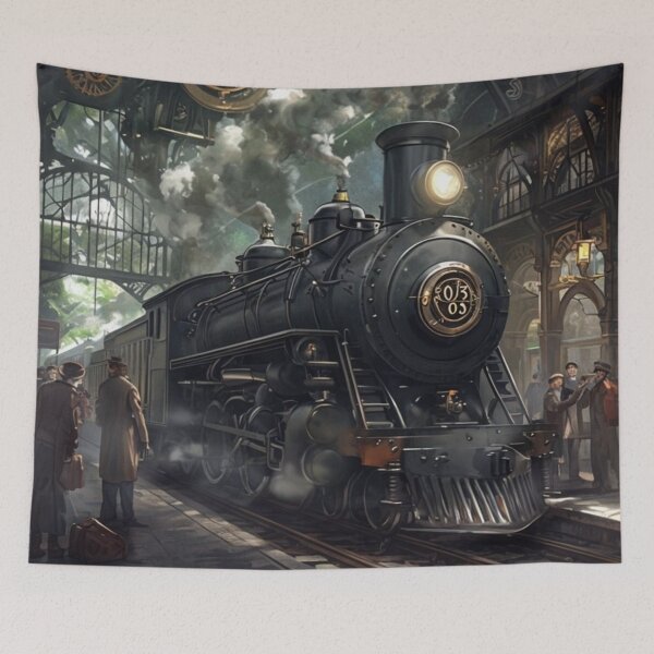 Item preview, Steampunk Indoor Train Station designed and sold by PixelStoneDesign .