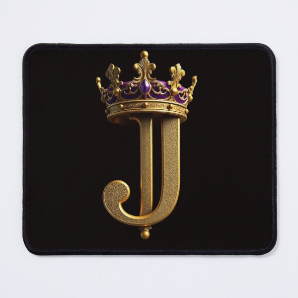 Item preview, Majestic Letter J  with Royal Crown designed and sold by EpicBuy.