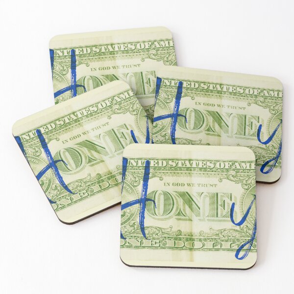 Item preview, Honey Money. One Dollar Lined With Marker designed and sold by AwesomeDistrict.