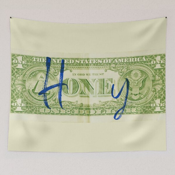 Item preview, Honey Money. One Dollar Lined With Marker designed and sold by AwesomeDistrict.