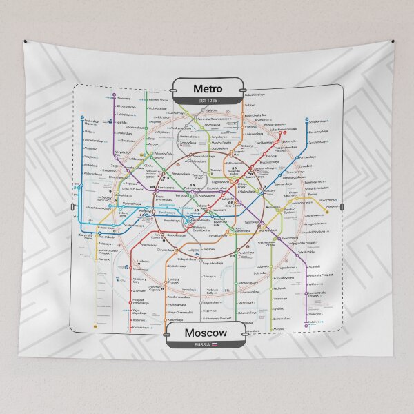 Item preview, Subway - Moscow designed and sold by aleibanez.