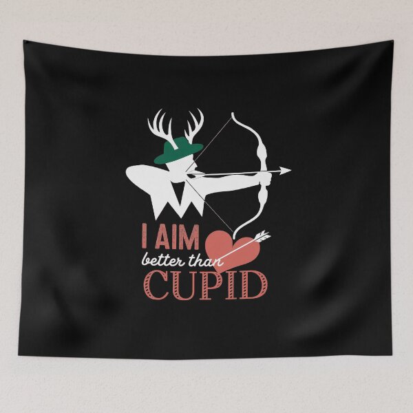 Item preview, “I Aim Better Than Cupid” – Fun and Romantic Archer Design designed and sold by VisualArtsOasis.