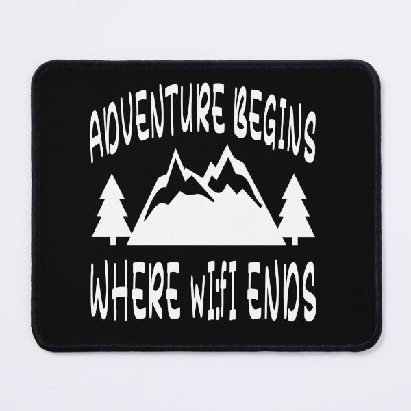 Item preview, Adventure Begins Where The WLAN Ends designed and sold by Svenniibee.