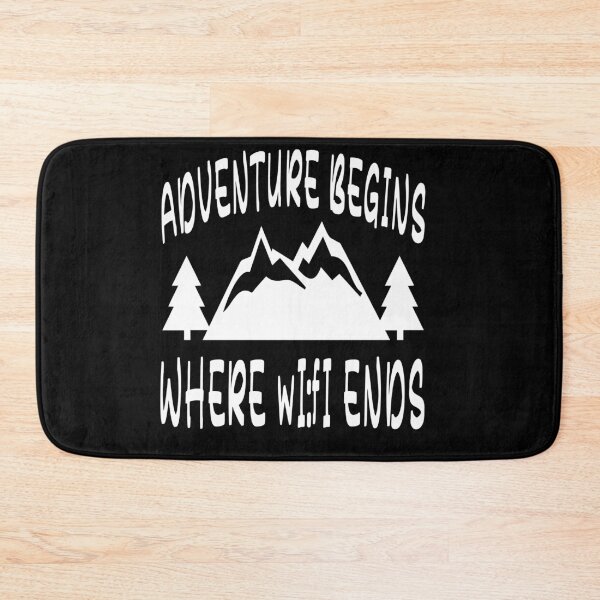 Item preview, Adventure Begins Where The WLAN Ends designed and sold by Svenniibee.