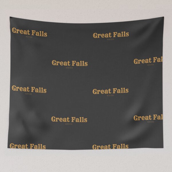 Item preview, Great Falls Montana retro vintage Mt USA designed and sold by Marny Design.