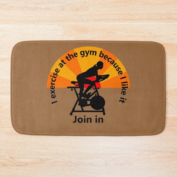 Item preview, Sport - I exercise at the gym because I like it - join me designed and sold by mikistudio.