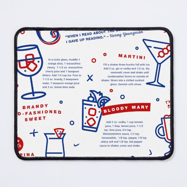 Item preview, Know Your Cocktails designed and sold by AwesomeDistrict.