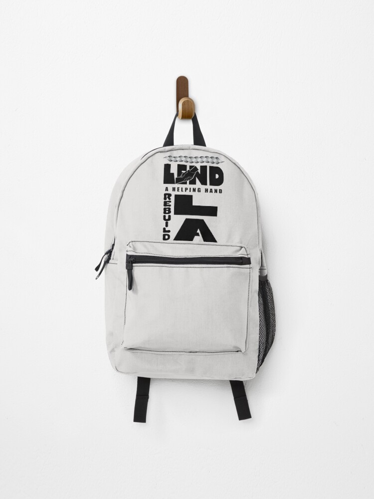 Thumbnail 1 of 3, Backpack, "Together for LA’s Recovery" designed and sold by RhonDesign.