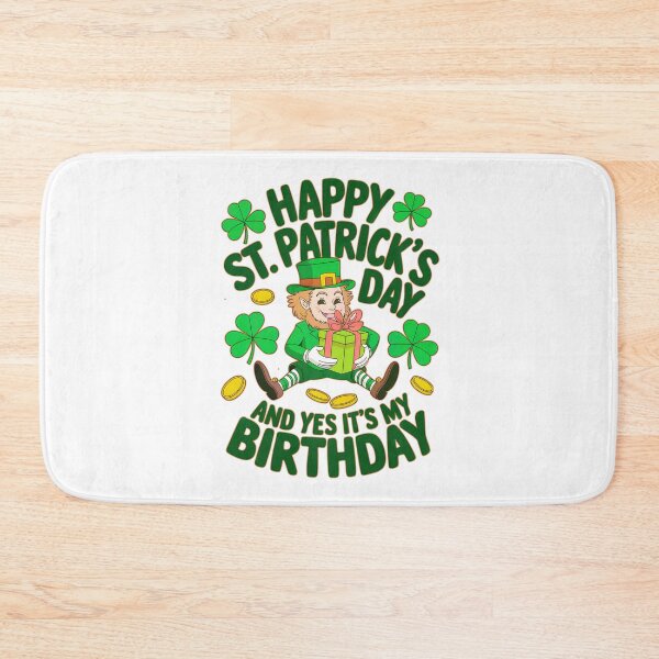 Item preview,  Happy St. Patrick's Day  And Yes It's My Birthday: A Festive Leprechaun      designed and sold by elynne9.