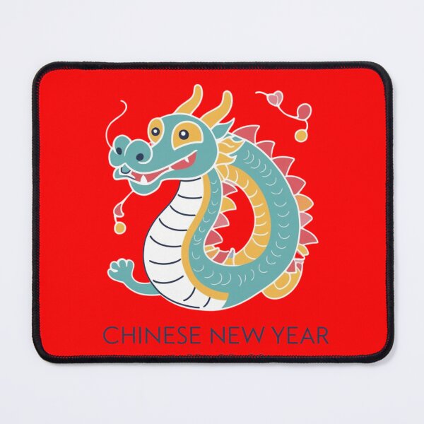 Item preview, Colorful Chinese New Year Dragon Design – Playful and Cheerful Artwork for Festive Celebrations designed and sold by Bankza.