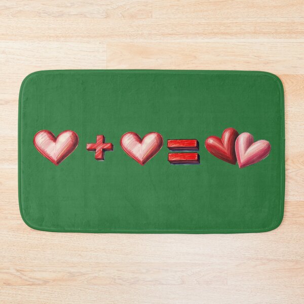 Item preview, My Heart Valentine Happy Valentine's Day Love Math Teacher designed and sold by Design_Your_Day.