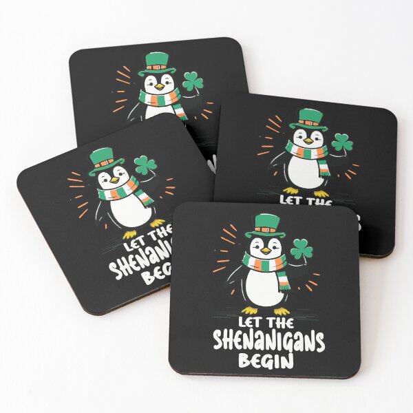 Item preview, Cute Penguin Shamrocks Saint Patrick's Day designed and sold by Colorfulman.
