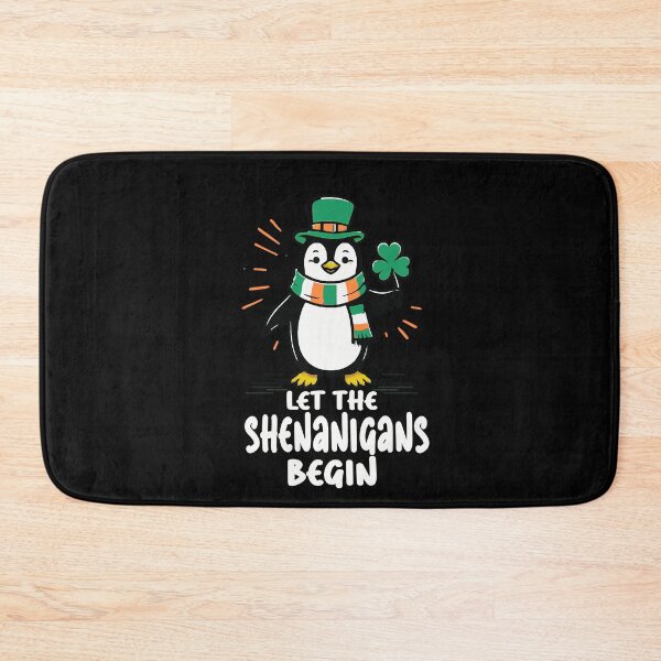 Item preview, Cute Penguin Shamrocks Saint Patrick's Day designed and sold by Colorfulman.