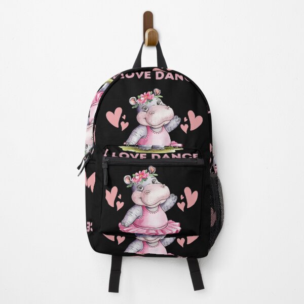 Item preview, Cute Hippo Ballerina, Ballet Lover, Dance Lover, Tutu, I love ballet, Pointe Shoes, Ballet Girl designed and sold by KolorellaS.