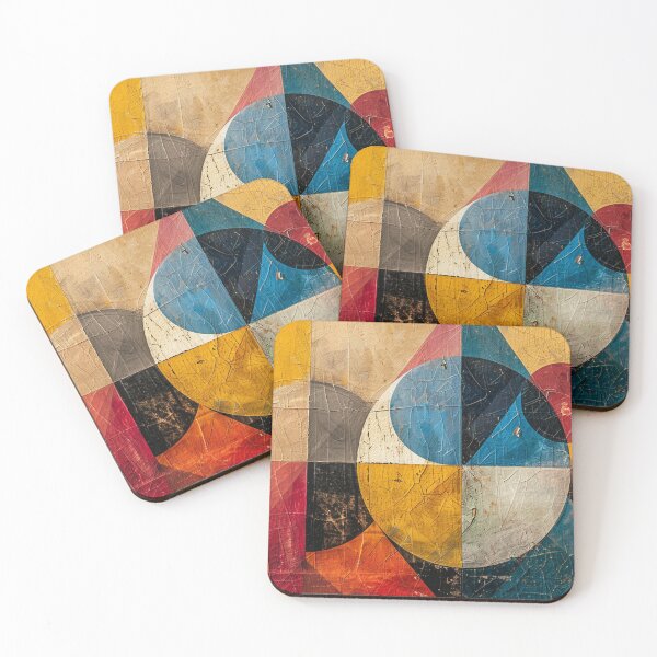 Aperçu de l'œuvre Abstraction géométrique Bauhaus vintage créée et vendue par ShowMyGraphics.