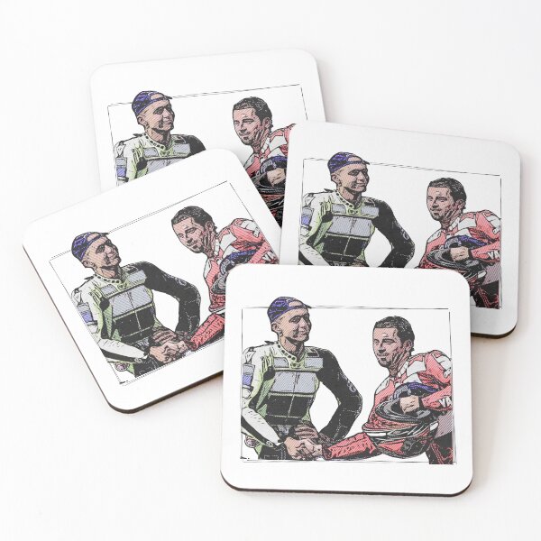 Item preview, Valentino Rossi & Max Biaggi | The Handshake designed and sold by TeeFuel.