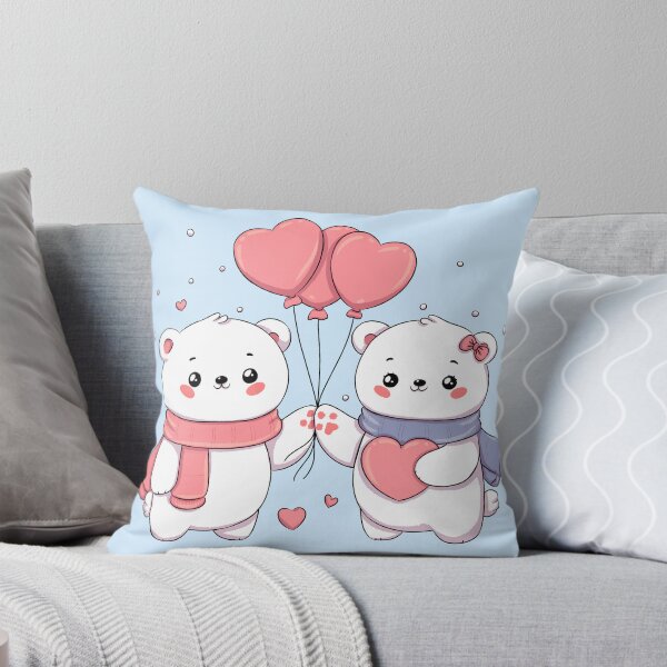 Item preview, Cute polar bears valentine's day designed and sold by Kiskadee-Draw.
