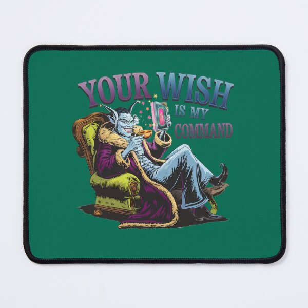 Item preview, YOUR WISH IS MY COMMAND designed and sold by MYTHIC PEEL STICKERS.