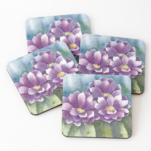Item preview, Purple Cactus Flower designed and sold by Connie Mason Bennett.