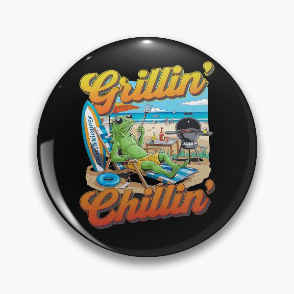Item preview, Grillin chillin - Serial griller - BBQ party - Smokin'good times - Fire up - The grillmaster - Grill and chill - Time to grill designed and sold by JansenGS.