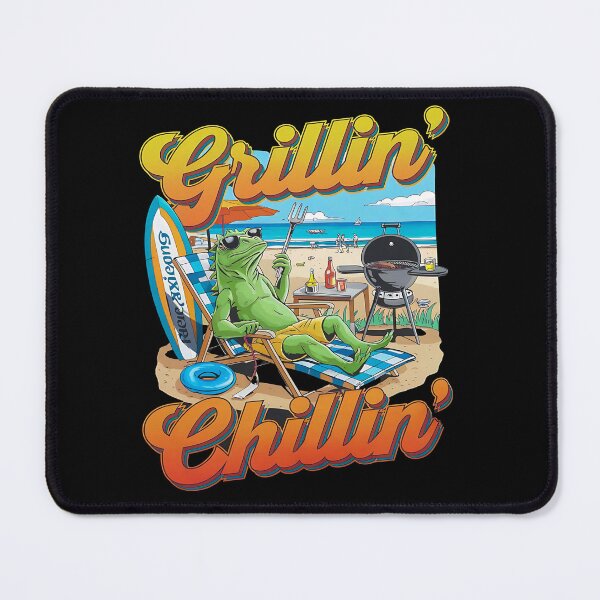 Item preview, Grillin chillin - Serial griller - BBQ party - Smokin'good times - Fire up - The grillmaster - Grill and chill - Time to grill designed and sold by JansenGS.