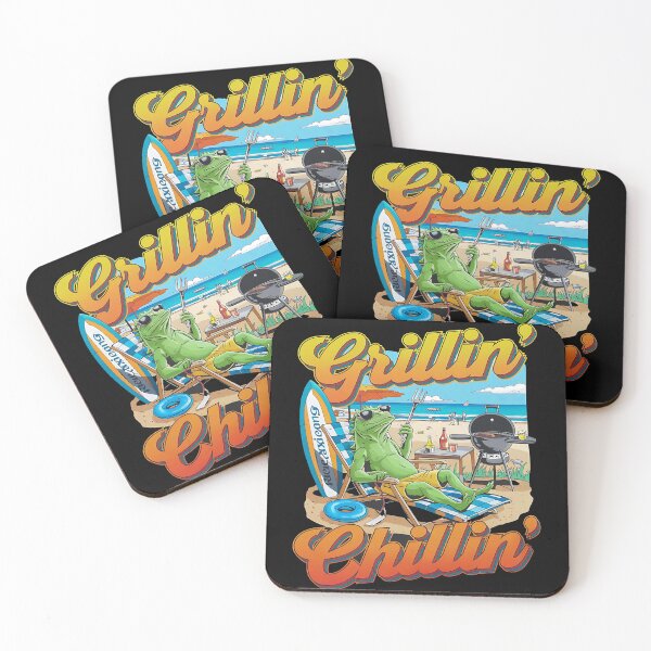 Item preview, Grillin chillin - Serial griller - BBQ party - Smokin'good times - Fire up - The grillmaster - Grill and chill - Time to grill designed and sold by JansenGS.