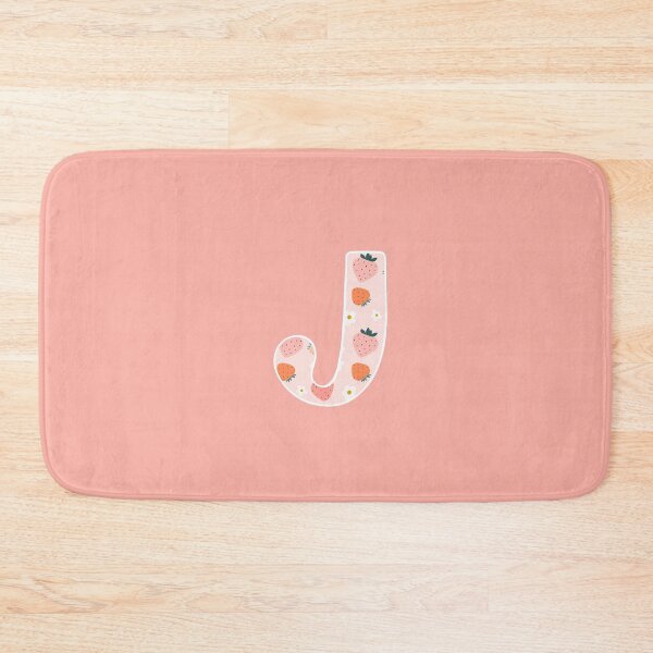 Item preview, Hand-drawn Strawberry Letter J Monogram Initial designed and sold by Pink Mint.