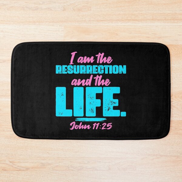 Item preview, John 11:25 I Am The Resurrection And The Life designed and sold by plushism.